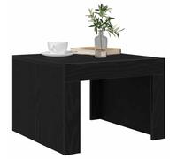 Table basse carrée 50 x 50 x 35 cm Chêne noir - Bois d'ingénierie, contemporain, VIDAXL