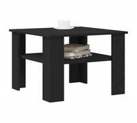 vidaXL Table basse Chêne noir 60×60×42 cm – Bois d'ingénierie, design épuré