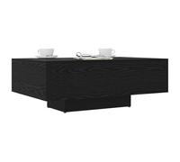 vidaXL Table Basse Chêne Noir 85 x 55 x 31 cm, Table Basse Moderne pour Salon, Durable, Design Minimaliste, élément d'accent, Meuble Contemporain