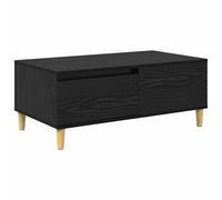 vidaXL Table basse Chêne noir 90 x 50 x 35 cm Bois d'ingénierie