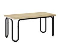 vidaXL Table Basse Chêne Sonoma 100 x 50 x 45 cm Bois d'ingénierie, Table Basse rectangulaire contemporaine, Meuble d’Accent Moderne pour Salon, Cuisine, Salle à Manger, intérieur, extérieur