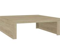 vidaXL Table basse chêne Sonoma 100x100x35 cm bois composite