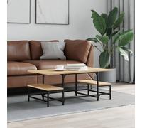 vidaXL Table basse chêne sonoma 100x50,5x40 cm bois d'ingénierie 835375