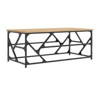vidaXL Table basse Bout de canapé – Pieds réglables, Bois d'ingénierie Chêne Sonoma