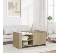 Vidaxl Table Basse Chêne Sonoma 100x50x50 Cm Bois D'ingénierie Marron