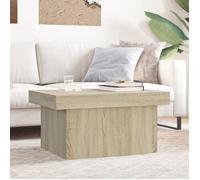 vidaXL Table basse chêne sonoma 100x55x40 cm bois d'ingénierie, table latérale, table de salon, table d'accent, bout de 840872