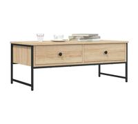 vidaXL Table basse chêne sonoma 101x49x39,5 cm bois d'ingénierie 837738