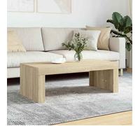 vidaXL Table basse chêne sonoma 102x50x36 cm bois d'ingénierie 823369
