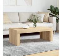 vidaXL Table basse chêne sonoma 102x50x36 cm bois d'ingénierie 823369