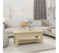 vidaXL Table basse Chêne sonoma 102x55x42 cm Aggloméré