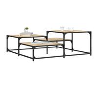 Vidaxl Table Basse Chêne Sonoma 107x107x40 Cm Bois D'ingénierie Marron