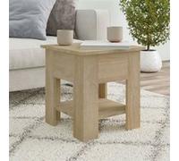 vidaXL Table basse Chêne Sonoma 40x40x42 cm Bois d'ingénierie