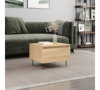 Vidaxl Table Basse Chêne Sonoma 50x46x35 Cm Bois D'ingénierie Marron