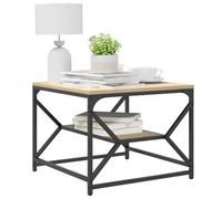 vidaXL Table basse Chêne Sonoma 51 x 50 x 40 cm – Rectangulaire moderne en bois résistant
