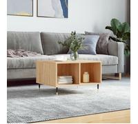 vidaXL Table basse Chêne sonoma 60x50x36,5 cm Bois d'ingénierie 830535