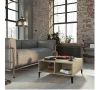 vidaXL Table basse chêne sonoma 60x60x30 cm bois d'ingénierie 805989