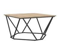 Table Basse Vidaxl Chêne Sonoma Panneau De Particules Et Métal Moyenne
