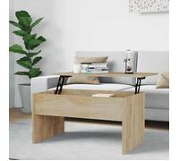 vidaXL Table basse Chêne sonoma 80x50,5x41,5 cm Bois d'ingénierie 809641