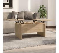 Vidaxl Table Basse Chêne Sonoma 80x50x42,5 Cm Bois D'ingénierie Multicolore