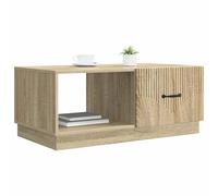 vidaXL Table Basse Chêne Sonoma 90 x 50 x 37 cm Bois d'ingénierie, Table Basse rectangulaire Vintage, Bois d'ingénierie, Grand Espace de Stockage, Design Fonctionnel, Point Central de Salon Moderne