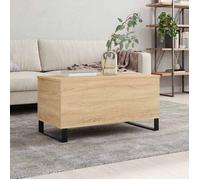 vidaXL Table basse Chêne sonoma 90x44,5x45 cm Bois d'ingénierie 830983