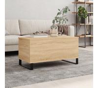 vidaXL Table Basse, Table d'Appoint avec Dessus Relevable, Bout de Canapé avec Pieds, Meuble de Rangement Salon, Moderne, Chêne Sonoma Bois d'Ingénierie Marron https://www.fnac.com/mp49335889/vidaXL-Table-basse-Chene-sonoma-90x44-5x45-cm-Bois-d-ingenierie/w-4?oref=7f6750b7-f6eb-e9b4-22cd-d9175ec700f4