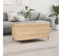 Vidaxl Table Basse Chêne Sonoma 90x44,5x45 Cm Bois D'ingénierie Multicolore