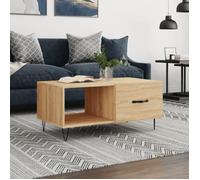Vidaxl Table Basse Chêne Sonoma 90x50x40 Cm Bois D'ingénierie Marron