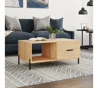 Vidaxl Table Basse Chêne Sonoma 90x50x40 Cm Bois D'ingénierie Marron