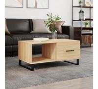 Vidaxl Table Basse Chêne Sonoma 90x50x40 Cm Bois D'ingénierie Marron