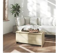 Table Basse Table d'Appoint Canapé Salon Chêne Marron Bois d'Ingénierie vidaXL