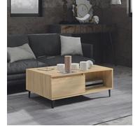 vidaXL Table basse chêne sonoma 90x60x35 cm bois d'ingénierie 806007