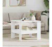 vidaXL Table basse Blanc 57 x 55 x 45 cm Bois d'ingénierie