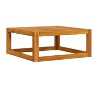 vidaXL Table basse d'appoint console latérale pour téléphone thé café canapé maison salon 68 x 68 x 29 cm Bois massif d'acacia