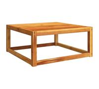 Table de jardin 65x65x29 cm bois massif d'acacia, table basse de jardin, table d'appoint de jardin, table de bout, 4008157