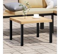 Vidaxl Table Basse De Jardin Noir 55x55x39,5 Cm Acier Enduit De Poudre