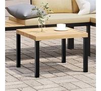 Table basse de jardin noir 55x55x39,5 cm acier enduit de poudre, table de jardin, table de patio, meuble de patio, 4008568