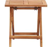 vidaXL Table basse de jardin pliante 40x40x40 cm en bois massif d'acacia