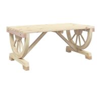 vidaXL Table basse de jardin rectangulaire 365107 – Bois pour patio, balcon et terrasse