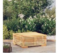 vidaXL Table Basse de Jardin Table d'Appoint Table Basse de Terrasse Meuble de Patio Extérieur 69,5x69,5x31 cm Bois Massif 319162