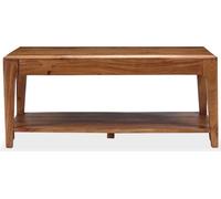 vidaXL Table basse en bois massif 88x50x38 cm