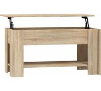 vidaXL Table basse en chêne Sonoma 101x49x52 cm Bois composite