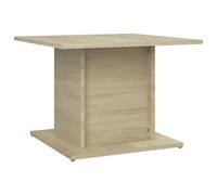 vidaXL Table basse en chêne Sonoma 55,5x55,5x40 cm Matériau dérivé du bois
