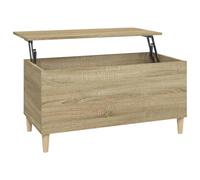 819583 vidaXL Table basse Chêne sonoma 90x44,5x45 cm Bois d'ingénierie