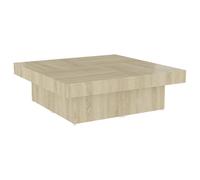 vidaXL Table basse en chêne Sonoma 90x90x28 cm Bois composite