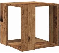 vidaXL Table basse en vieux bois 32 x 32 x 30 cm Bois composite