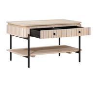 vidaXL Table basse faite main Blanc 85 x 45 x 50 cm