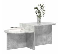 vidaXL Table Basse Gris béton 100 x 50 x 40 cm Bois d'ingénierie, Table Basse élégante, Design épuré, déco Moderne pour Salon, pièce maîtresse Fonctionnelle pour Tous Les espaces