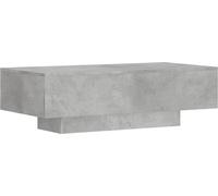 vidaXL Table basse gris béton 100x49,5x31 cm Bois composite