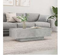 vidaXL Table basse gris béton 100x49,5x31 cm bois d'ingénierie 833891